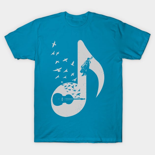 Musical Double Bass Double Bass Player TShirt TeePublic
